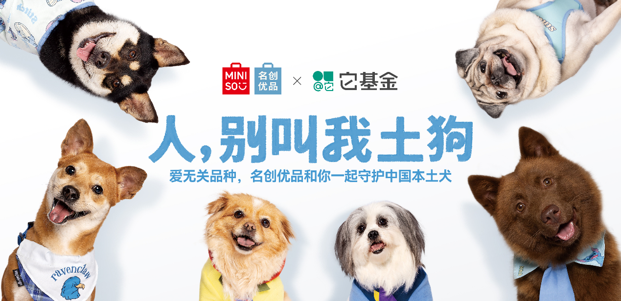 愛無關品種，名創優品攜手它基金為中華田園犬正名